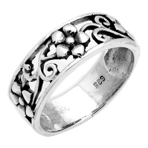 Plain Silver Band Ring – SILBERUH